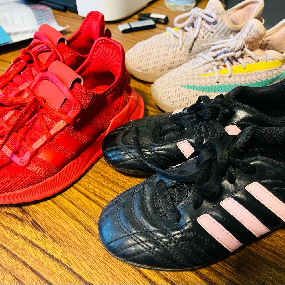 3 pairs Adidas little girl size 12K